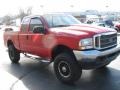 2002 Red Clearcoat Ford F250 Super Duty XL SuperCab  photo #3