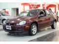 2002 Dark Garnet Red Pearl Dodge Neon SE  photo #2