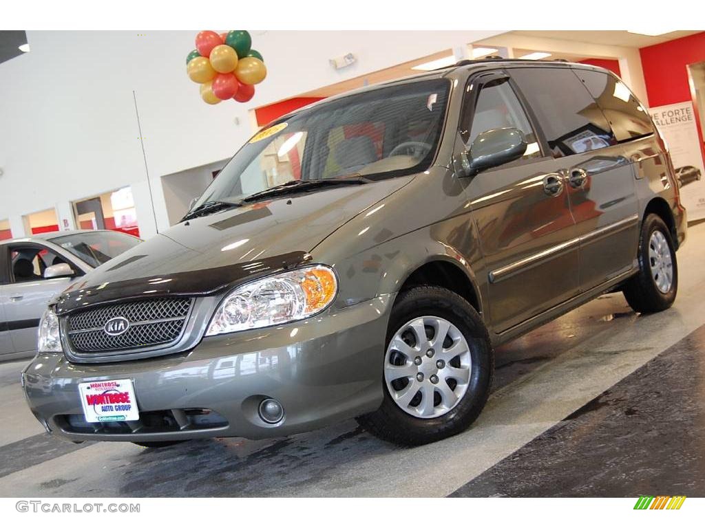 Sage Green Metallic Kia Sedona