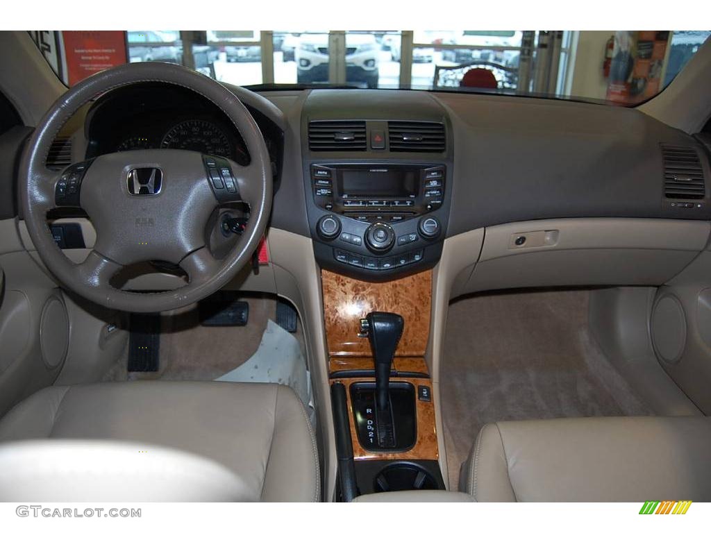 2003 Accord EX V6 Sedan - Nighthawk Black Pearl / Gray photo #12