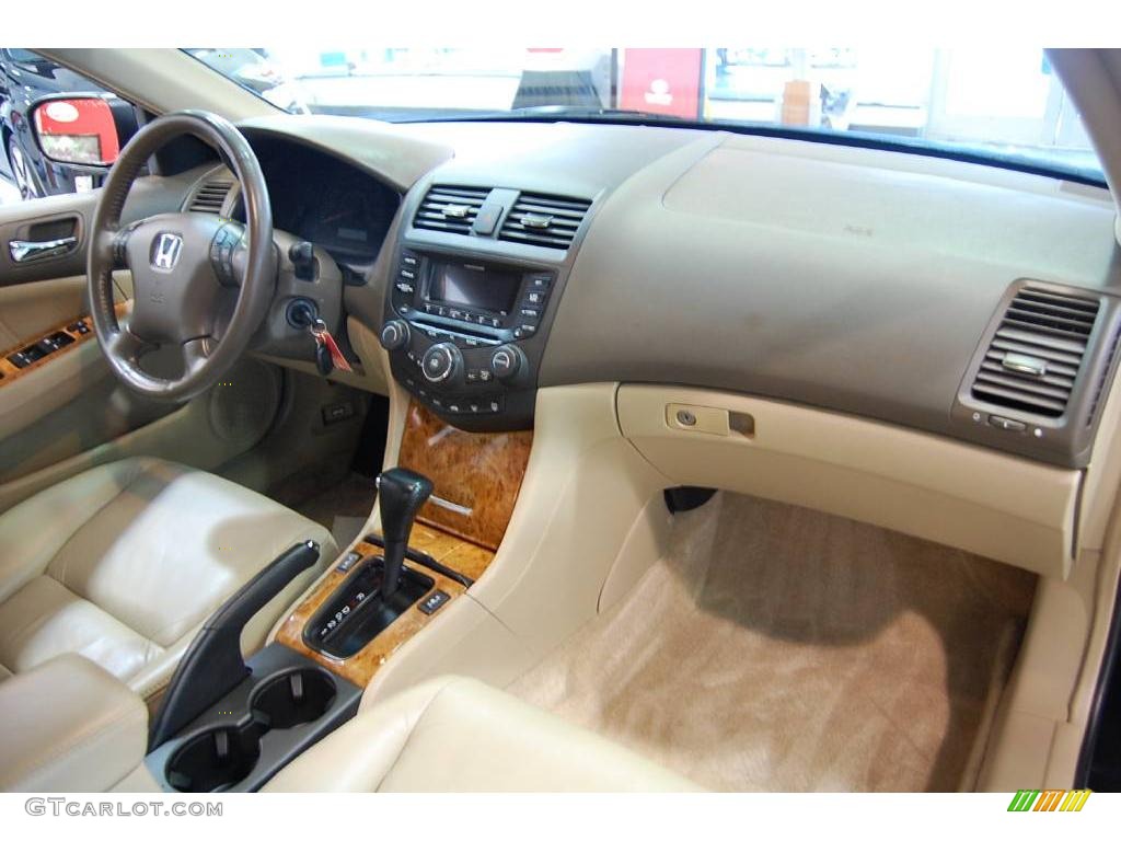 2003 Accord EX V6 Sedan - Nighthawk Black Pearl / Gray photo #14