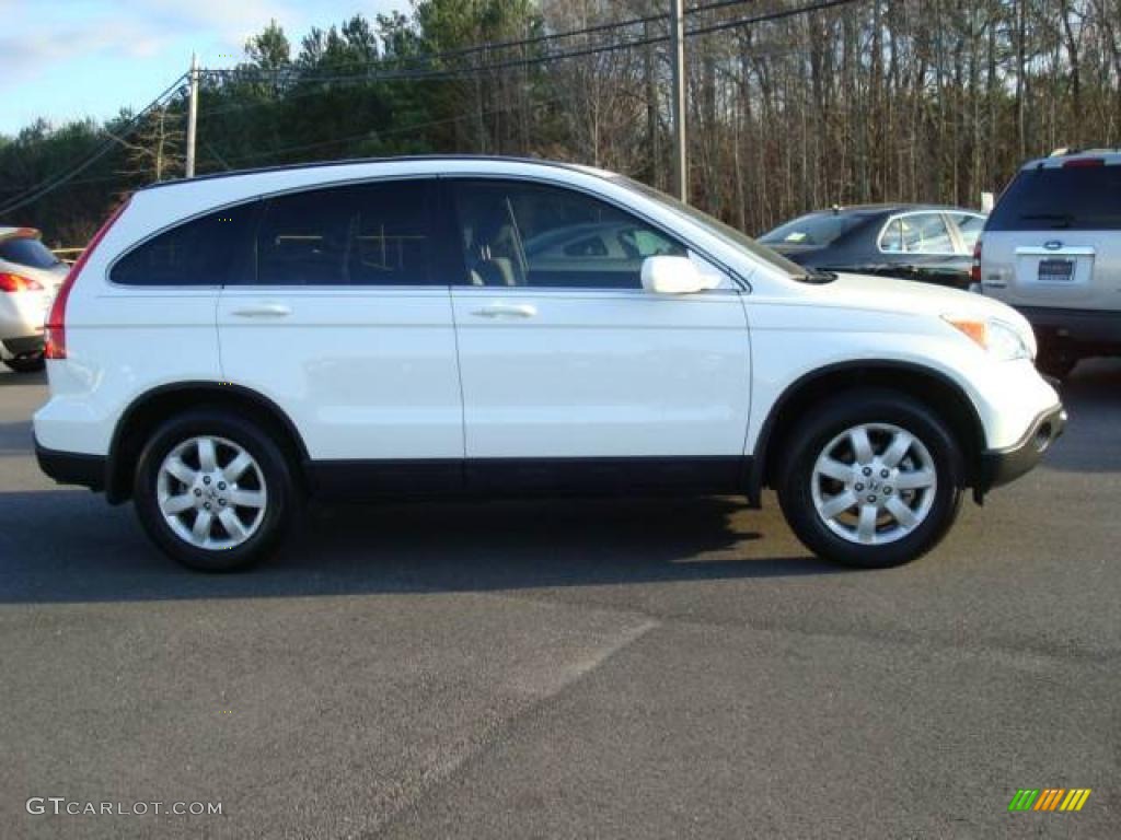 2007 CR-V EX-L - Taffeta White / Ivory photo #6