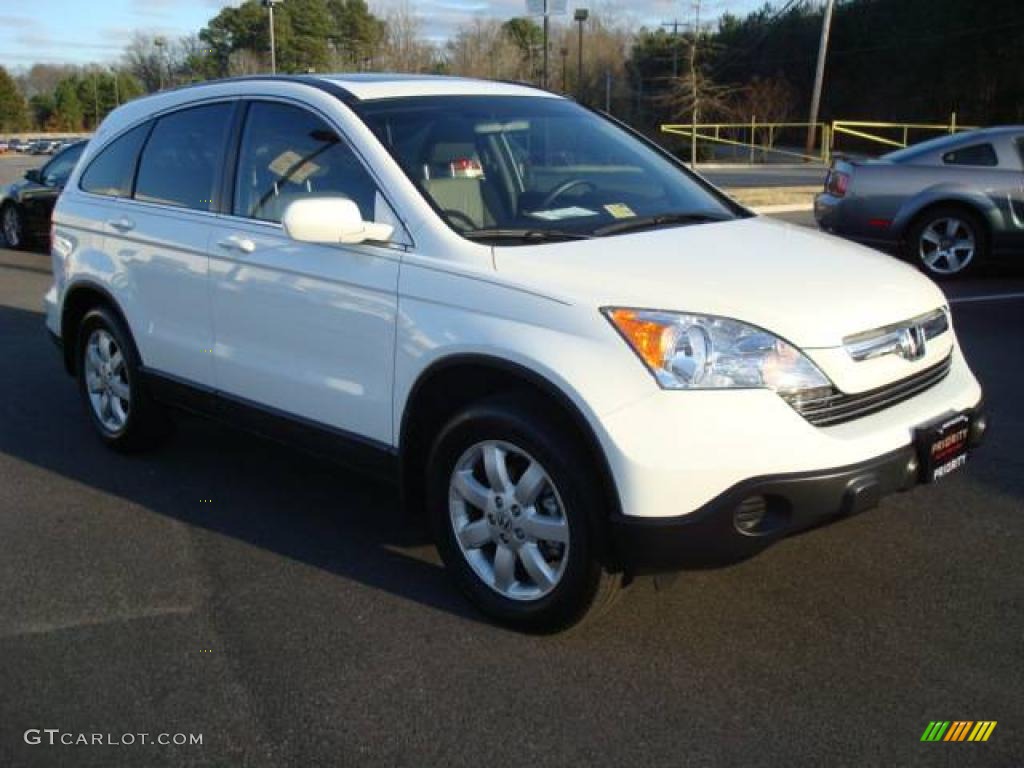 2007 CR-V EX-L - Taffeta White / Ivory photo #7