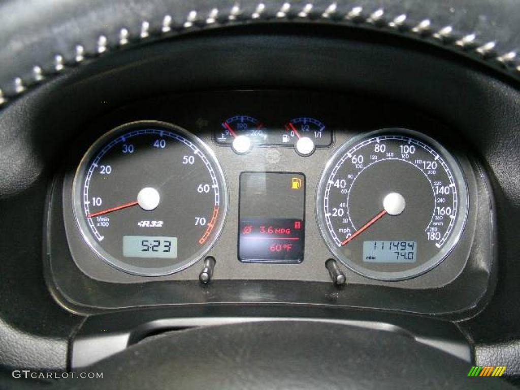 2004 R32  - Reflex Silver Metallic / Anthracite/Black photo #16