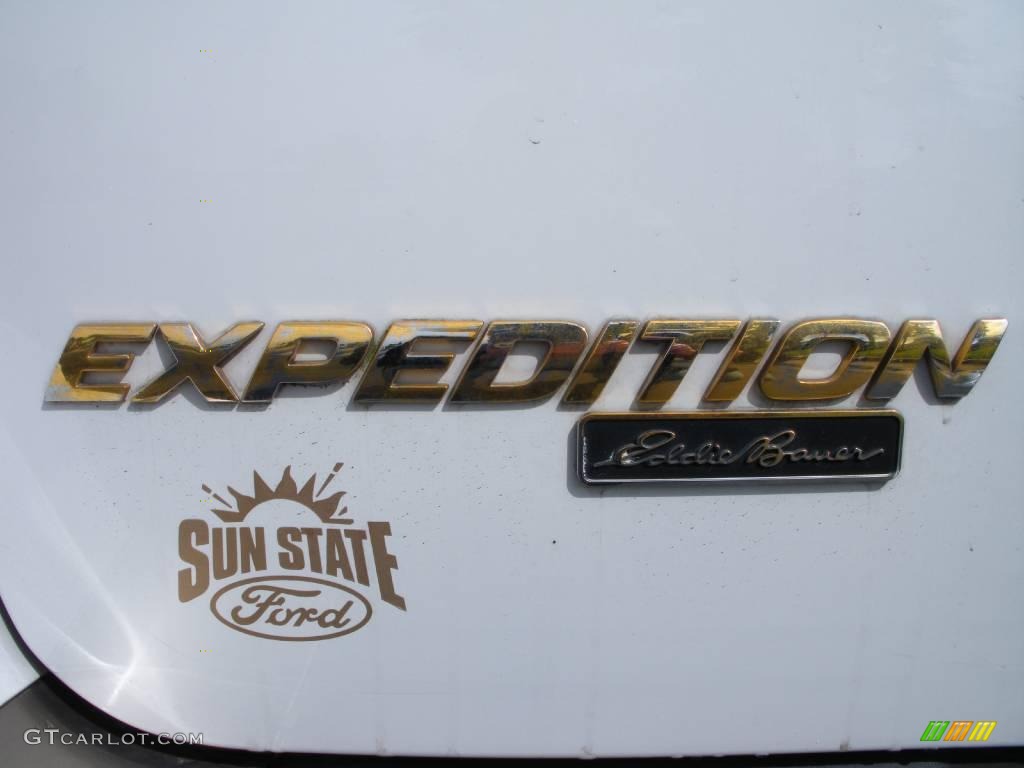 2003 Expedition Eddie Bauer - Oxford White / Medium Parchment photo #9