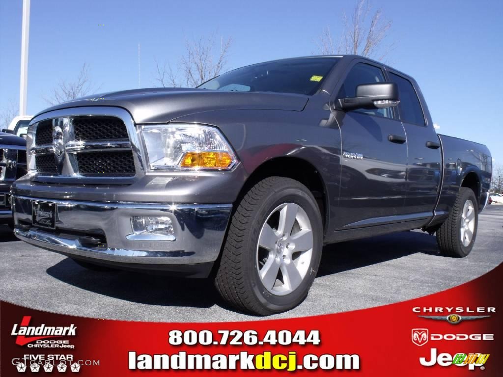 2009 Ram 1500 SLT Quad Cab - Mineral Gray Metallic / Dark Slate/Medium Graystone photo #1