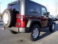 2010 Red Rock Crystal Pearl Jeep Wrangler Sport 4x4  photo #3