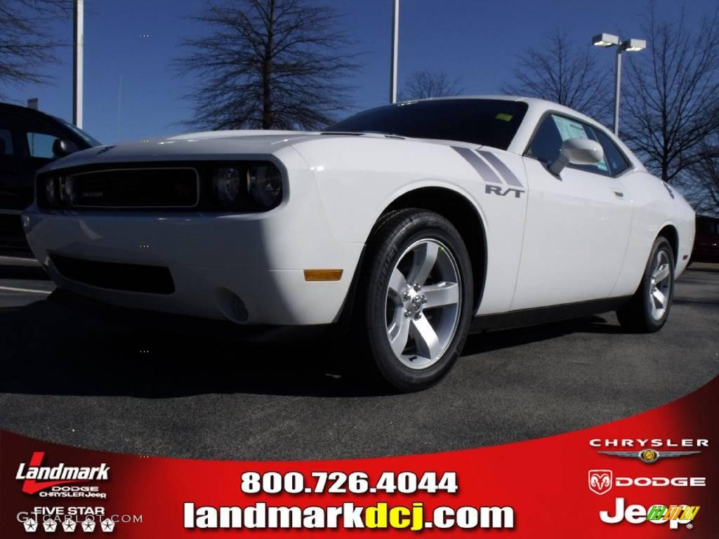 2010 Challenger R/T - Stone White / Dark Slate Gray photo #1