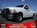 2010 Stone White Dodge Ram 1500 ST Regular Cab  photo #1