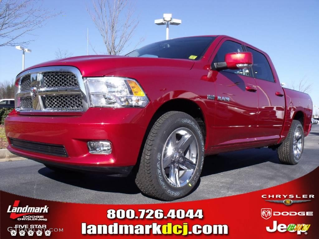 Inferno Red Crystal Pearl Dodge Ram 1500