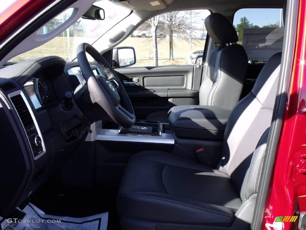 2010 Ram 1500 SLT Crew Cab - Inferno Red Crystal Pearl / Dark Slate Gray photo #7