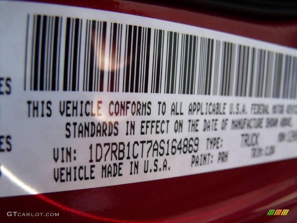 2010 Ram 1500 SLT Crew Cab - Inferno Red Crystal Pearl / Dark Slate Gray photo #15