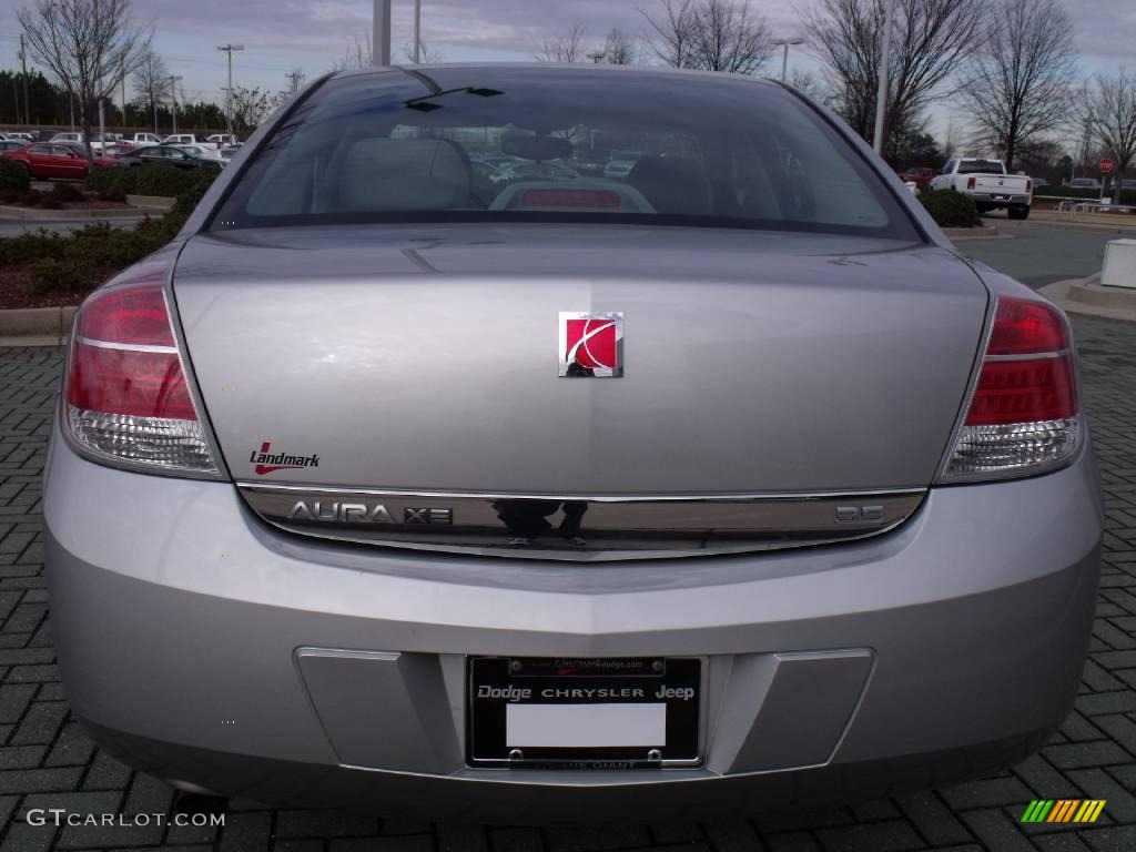 2008 Aura XE 3.5 - Silver Pearl / Gray photo #4