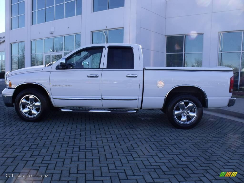 2005 Ram 1500 SLT Quad Cab - Bright White / Dark Slate Gray photo #2