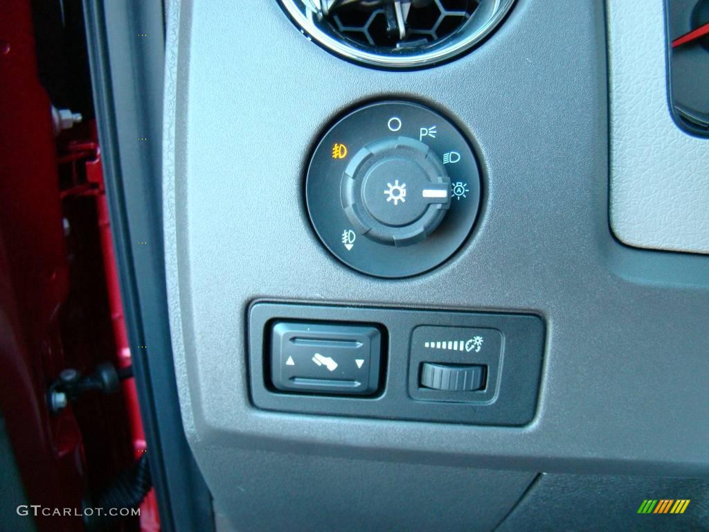 2010 F150 XLT SuperCrew 4x4 - Red Candy Metallic / Medium Stone photo #28