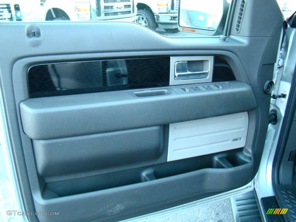 2010 F150 FX2 SuperCab - Ingot Silver Metallic / Black photo #17