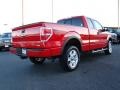 2010 Vermillion Red Ford F150 FX4 SuperCab 4x4  photo #3