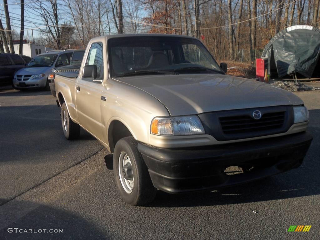 1999 B-Series Truck B2500 SX Regular Cab - Harvest Gold Metallic / Tan photo #3