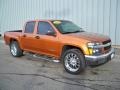 2004 Sunburst Orange Metallic Chevrolet Colorado LS Crew Cab  photo #1