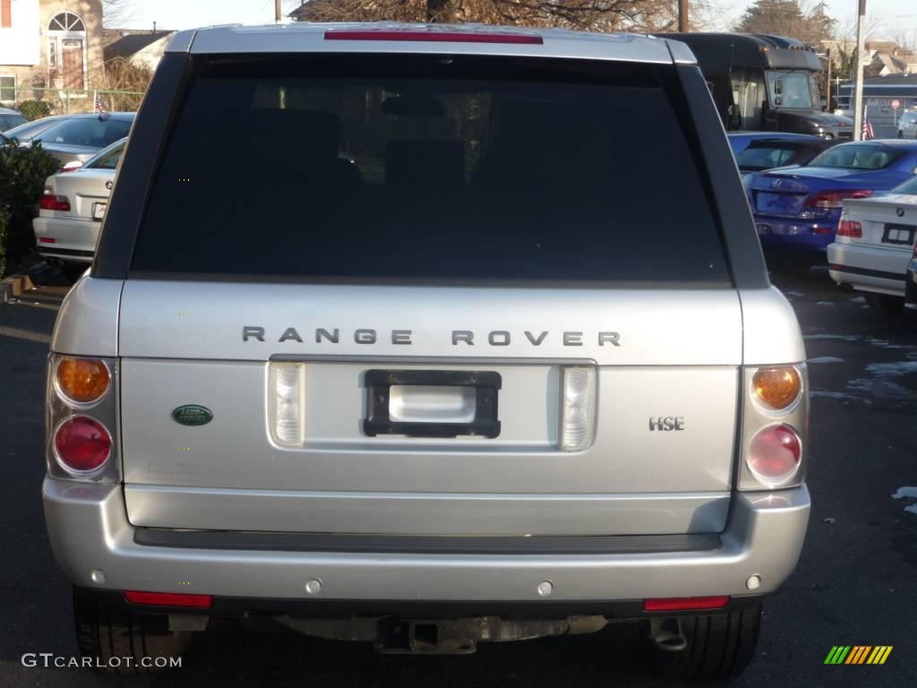 2004 Range Rover HSE - Zambezi Silver Metallic / Charcoal/Jet Black photo #5