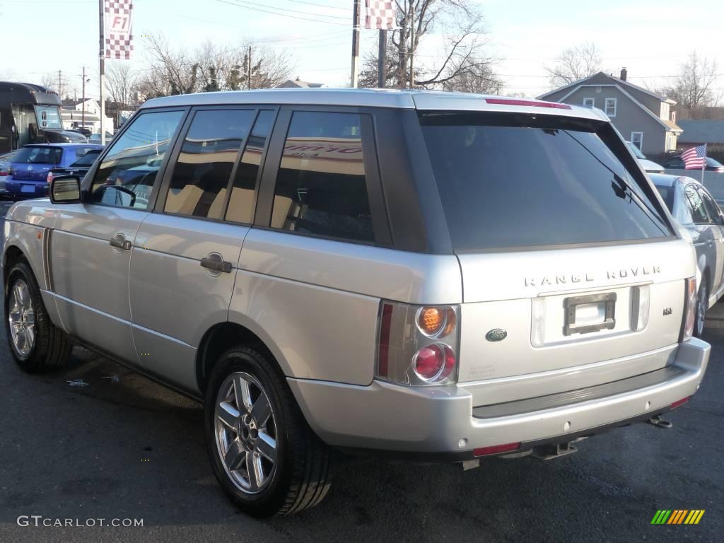 2004 Range Rover HSE - Zambezi Silver Metallic / Charcoal/Jet Black photo #9