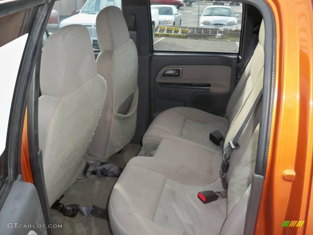 2004 Chevrolet Colorado LS Crew Cab Rear Seat Photo #2443173
