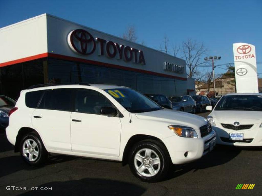 2007 RAV4 4WD - Super White / Taupe photo #1