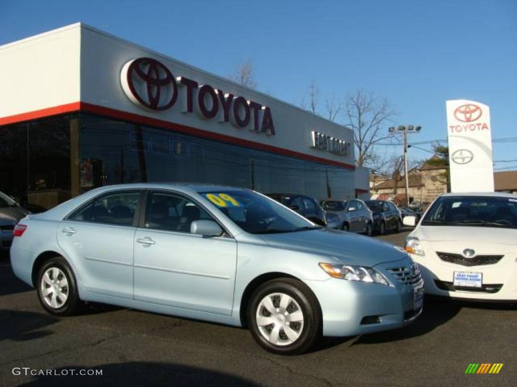 2009 Camry LE - Sky Blue Pearl / Charcoal photo #1