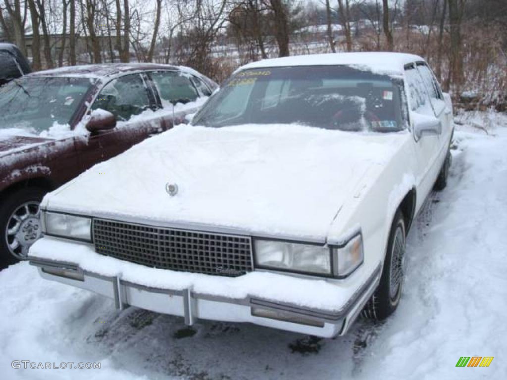 1988 DeVille Sedan - White / Red photo #5