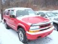 2002 Victory Red Chevrolet Blazer LS 4x4  photo #1