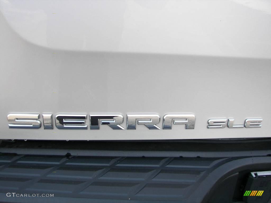 2008 Sierra 1500 SLE Crew Cab 4x4 - Silver Birch Metallic / Light Titanium photo #12