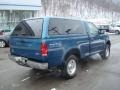 2000 Island Blue Metallic Ford F150 XLT Regular Cab 4x4  photo #2