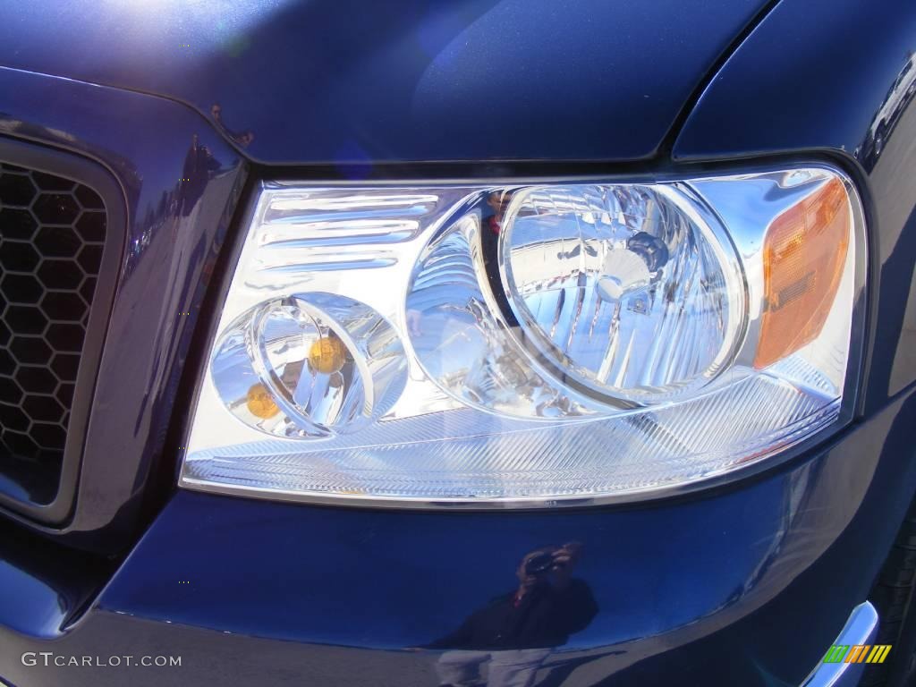 2006 F150 XLT SuperCrew - True Blue Metallic / Medium/Dark Flint photo #10