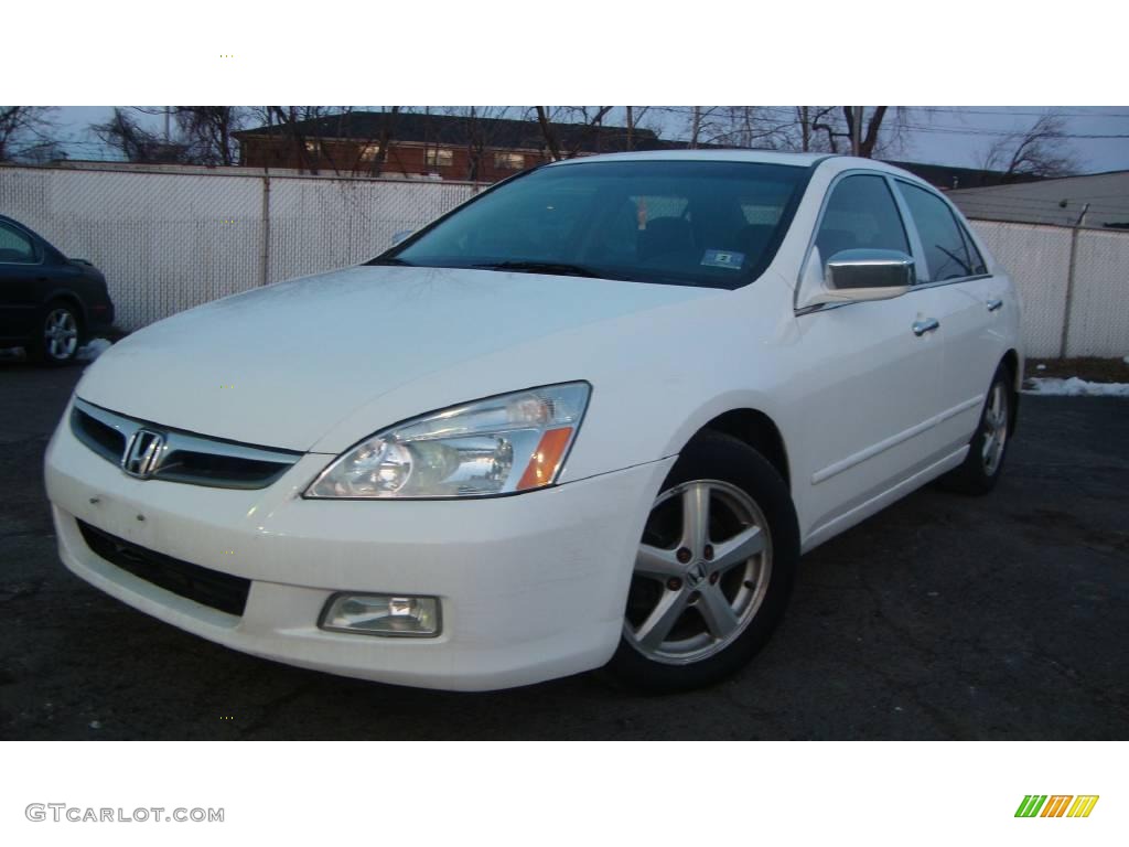 2003 Accord EX V6 Sedan - Taffeta White / Black photo #1
