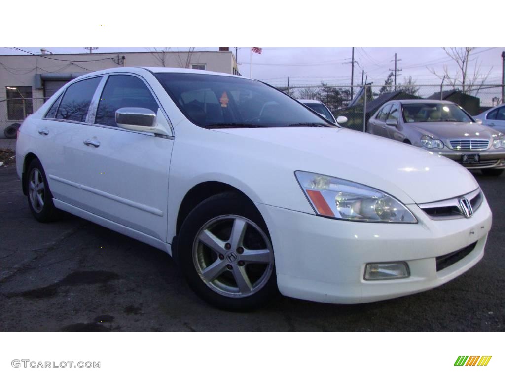 2003 Accord EX V6 Sedan - Taffeta White / Black photo #2