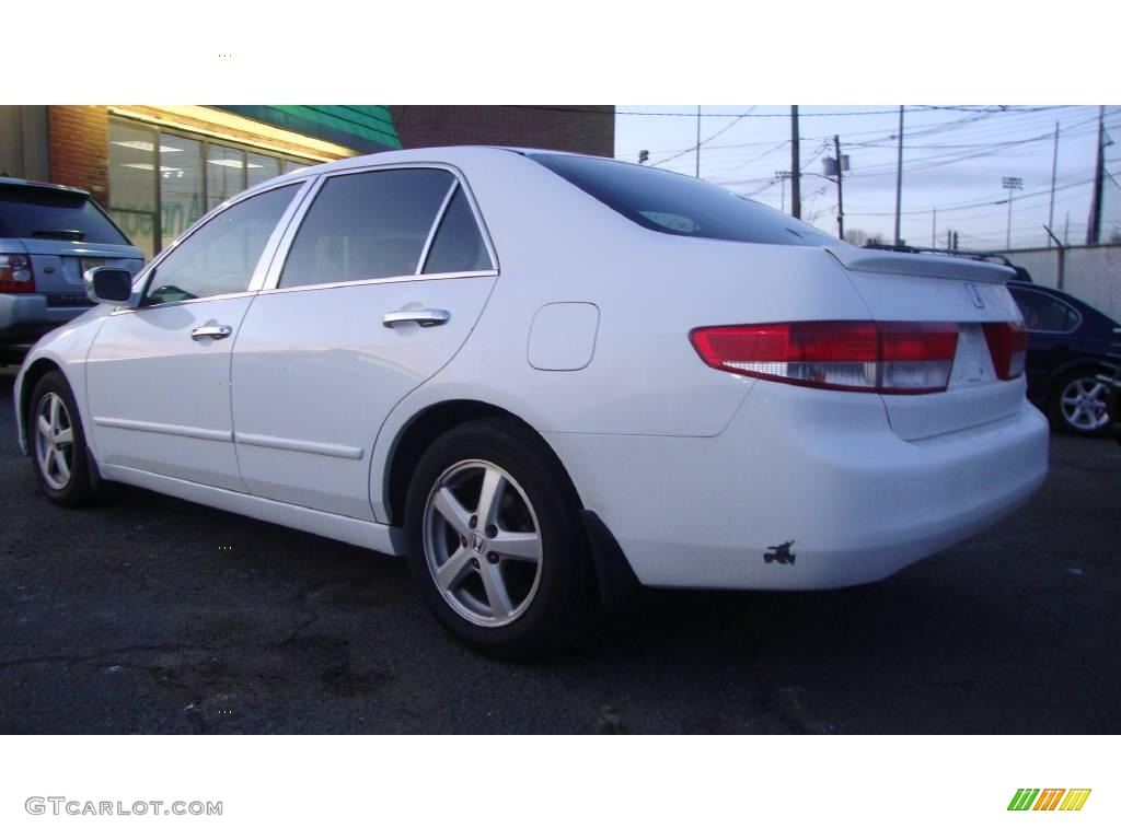 2003 Accord EX V6 Sedan - Taffeta White / Black photo #3