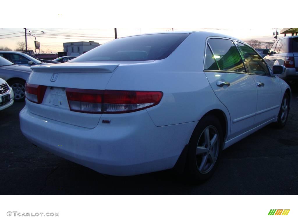 2003 Accord EX V6 Sedan - Taffeta White / Black photo #4