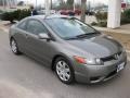 2008 Galaxy Gray Metallic Honda Civic LX Coupe  photo #7