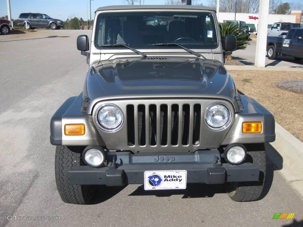 2004 Wrangler Rubicon 4x4 - Light Khaki Metallic / Khaki photo #8