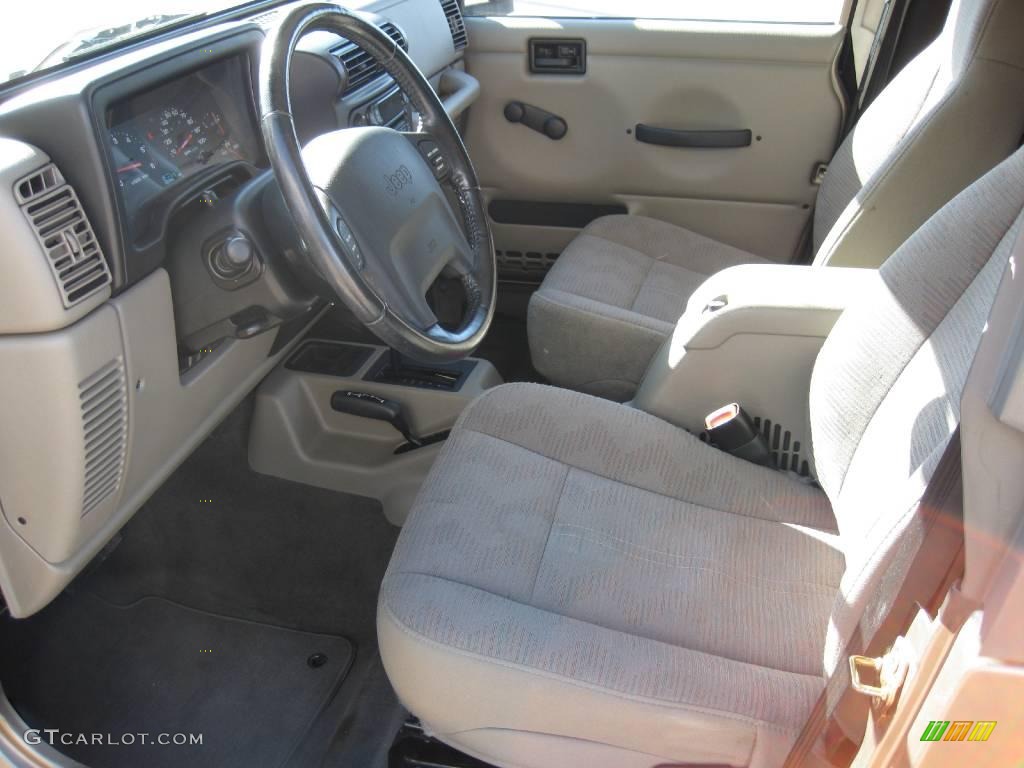 2004 Wrangler Rubicon 4x4 - Light Khaki Metallic / Khaki photo #18
