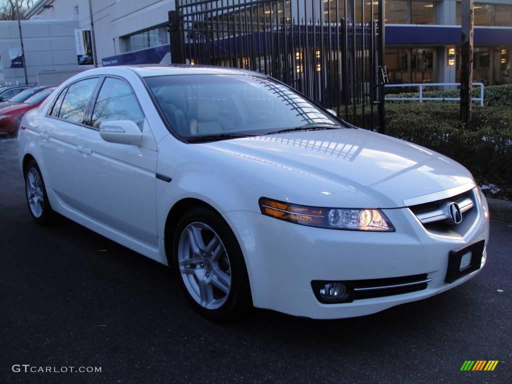 White Diamond Pearl Acura TL