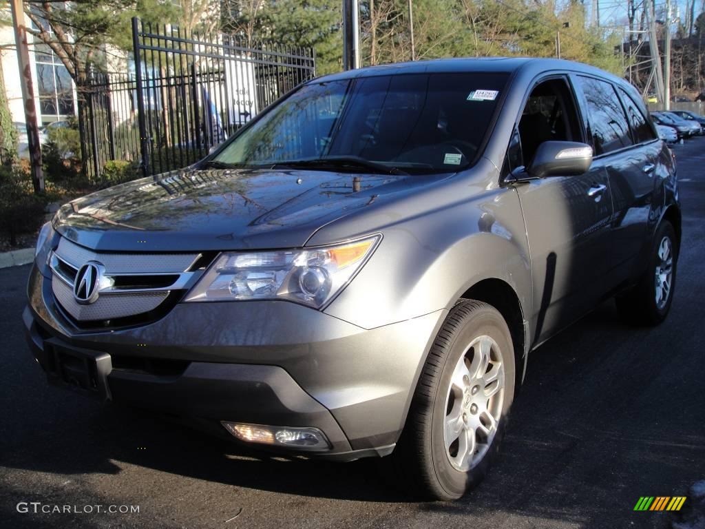 2007 MDX  - Nimbus Gray Metallic / Ebony photo #6