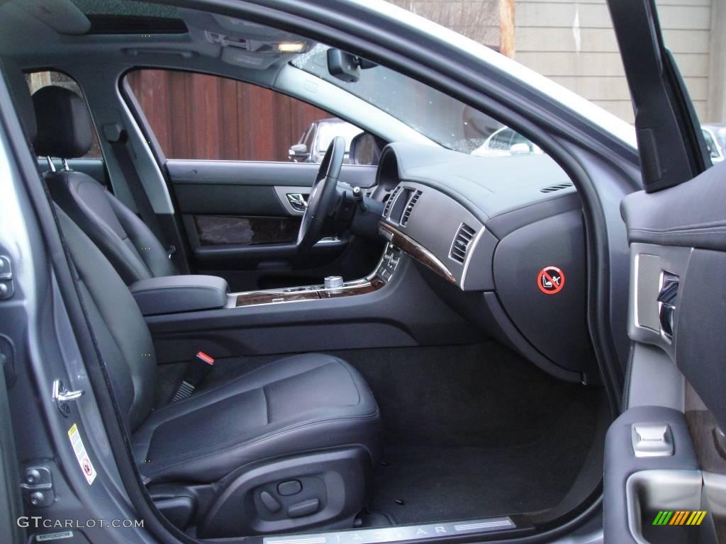 Charcoal/Charcoal Interior 2009 Jaguar XF Luxury Photo #24442099