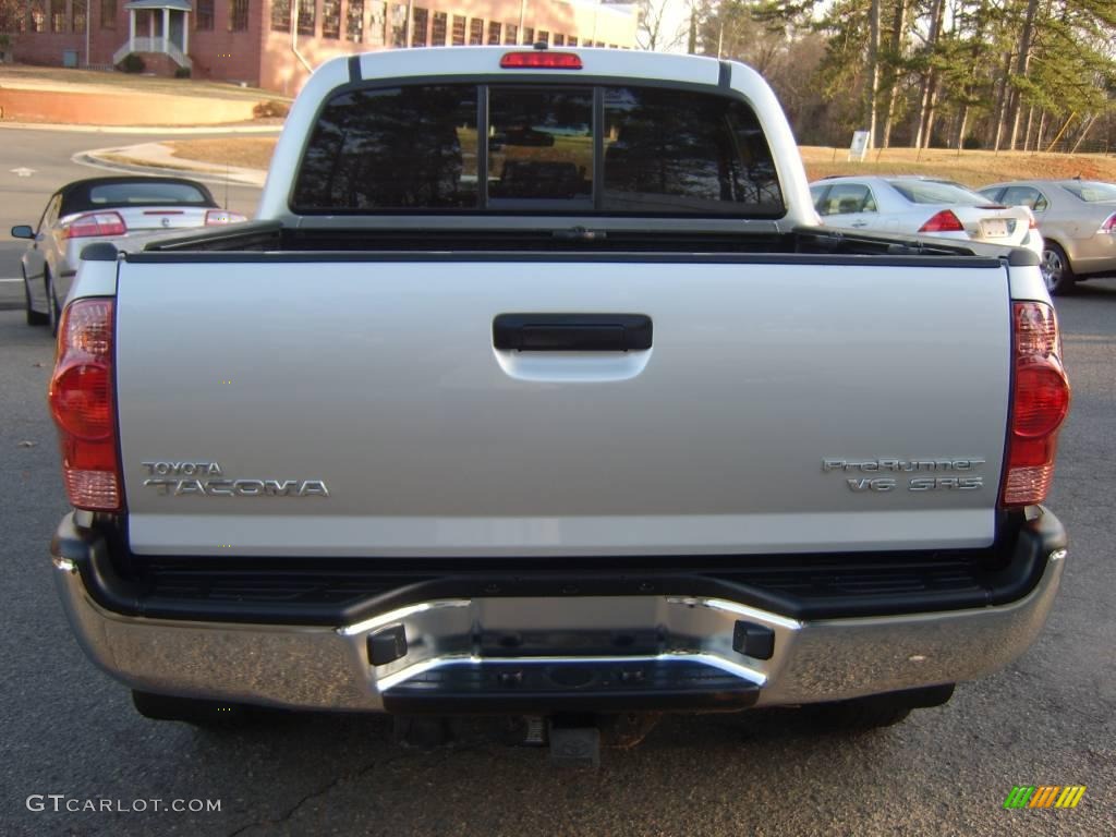 2007 Tacoma V6 SR5 PreRunner Double Cab - Silver Streak Mica / Graphite Gray photo #6