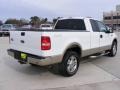 2008 Oxford White Ford F150 Lariat SuperCab 4x4  photo #3