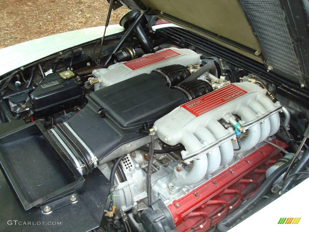 1991 Ferrari Testarossa Standard Testarossa Model Engine Photos