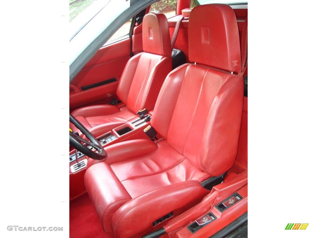 Rosso Interior 1991 Ferrari Testarossa Standard Testarossa Model Photo #24443935