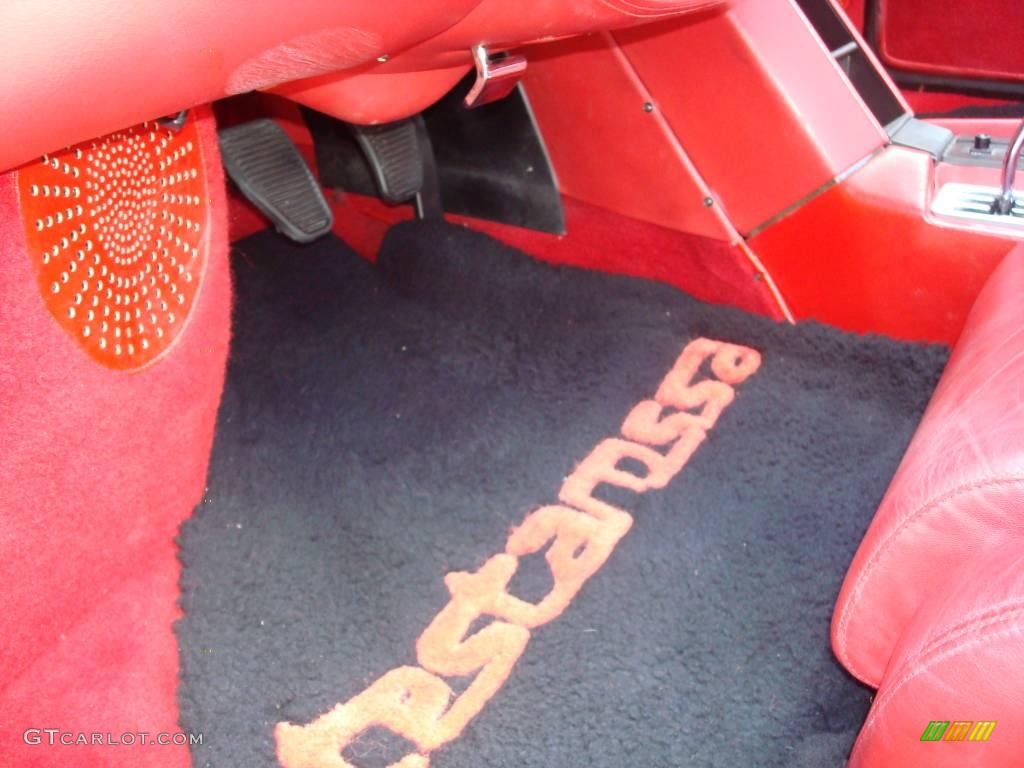 Rosso Interior 1991 Ferrari Testarossa Standard Testarossa Model Photo #24443943