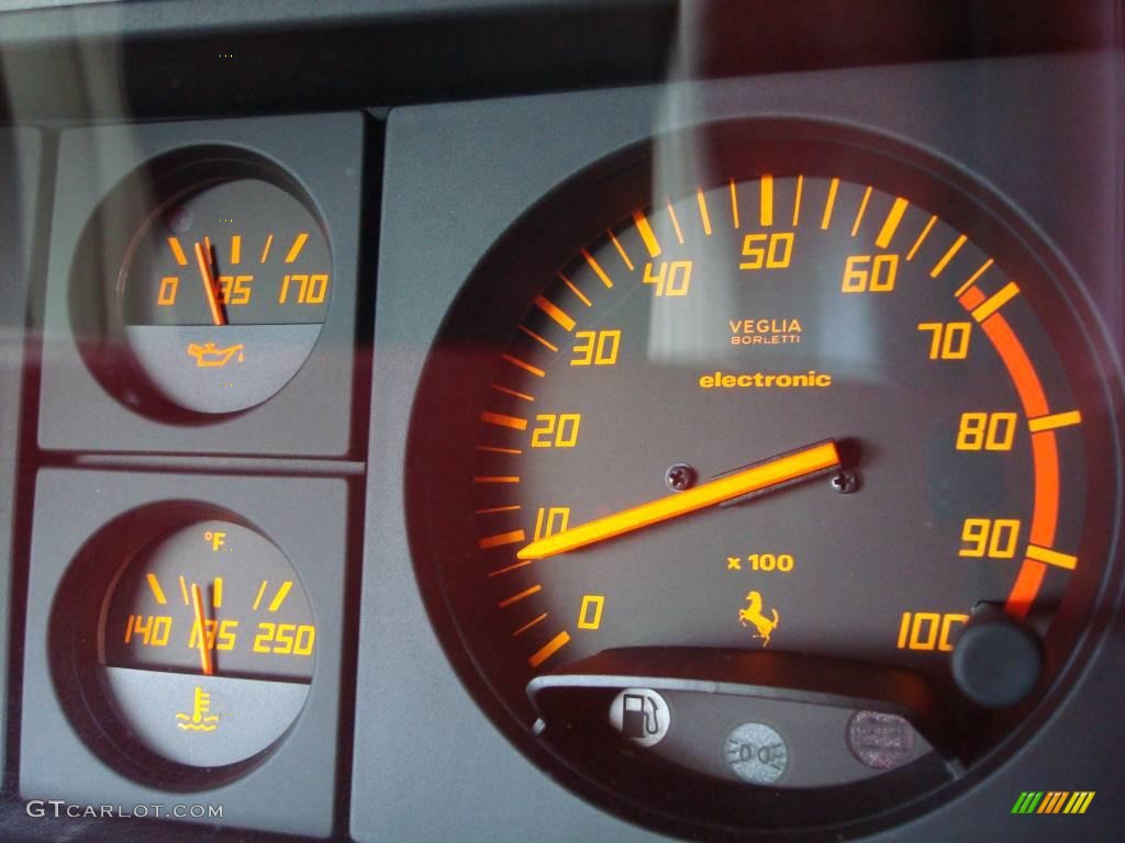 1991 Ferrari Testarossa Standard Testarossa Model Gauges Photo #24443967
