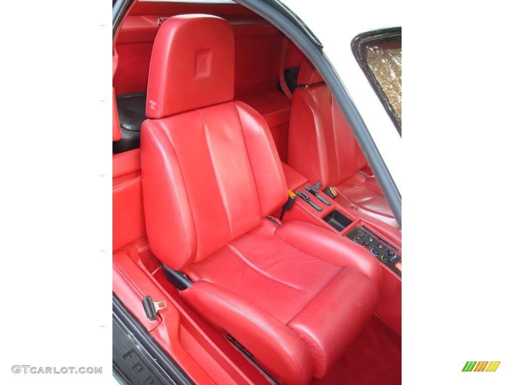 Rosso Interior 1991 Ferrari Testarossa Standard Testarossa Model Photo #24443991